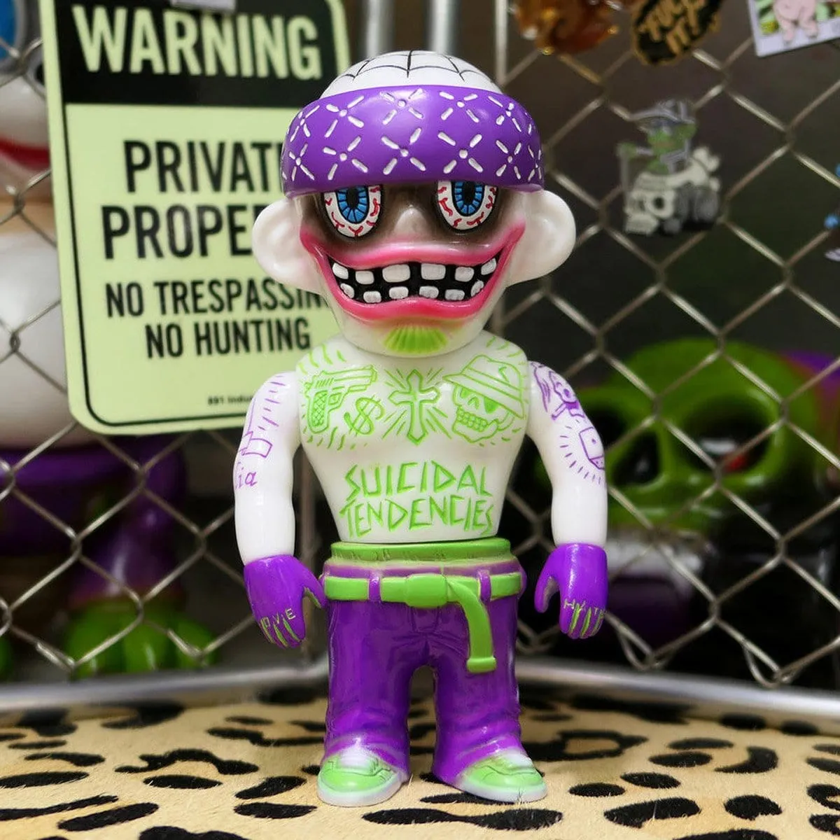 Super Villain - El Loco SKUM Sofubi Suicidal Tendencies x Black Book Toy