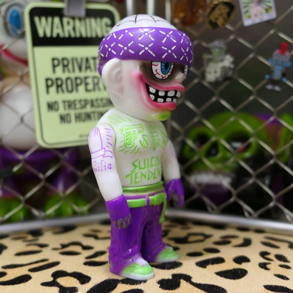 Super Villain - El Loco SKUM Sofubi Suicidal Tendencies x Black Book Toy