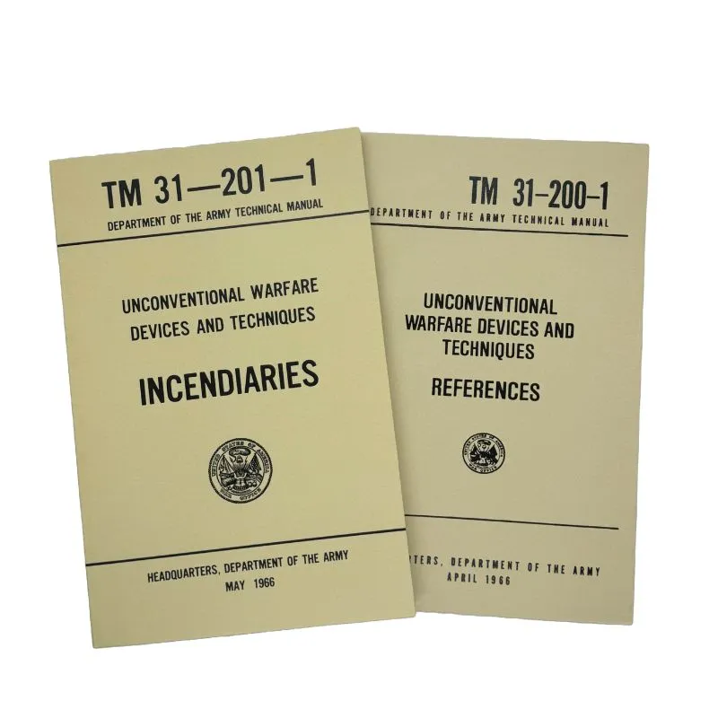 Unconventional Warfare Devices & Techniques Incendiaries Book Bundle