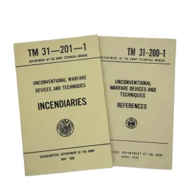 Unconventional Warfare Devices & Techniques Incendiaries Book Bundle